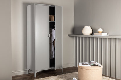 Designer Schrank Piring – in schlichtem Grau