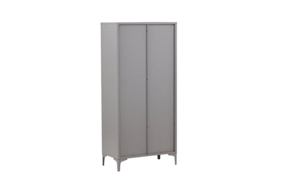 Designer Schrank Piring – in schlichtem Grau