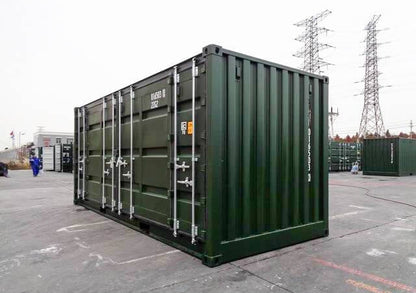 Contenedores Ejido Contenitore Marittimo 20 Pz Open Side Verde