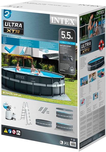 Intex Ultra XTR Frame Piscina Elevata Rotonda 549 × 132 cm 26 L