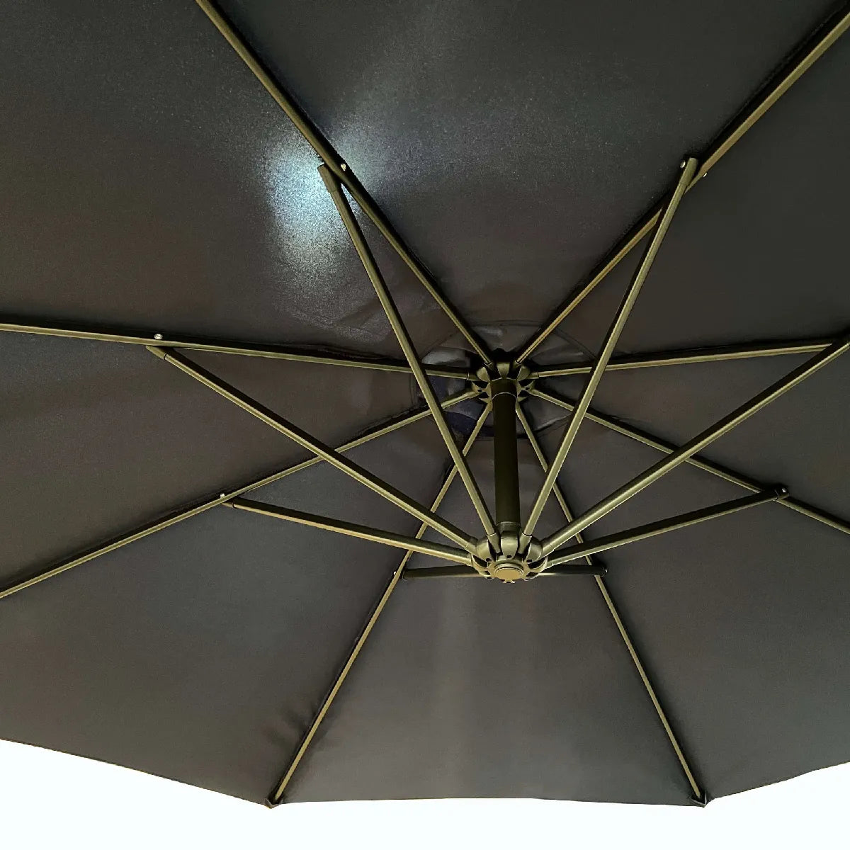Akord Parasol Desplazado Azul Marino para Jardín Exterior