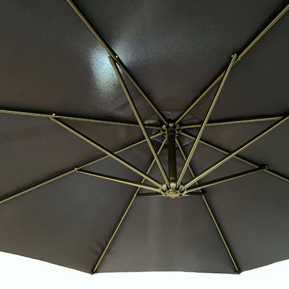 Akord Parasol Desplazado Azul Marino para Jardín Exterior