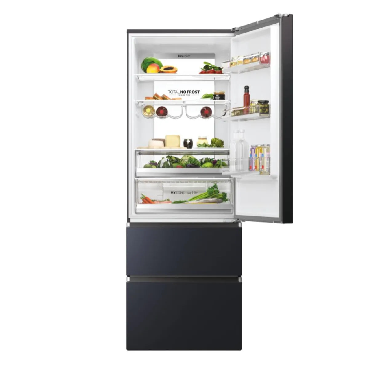 Haier HTW7720ENMB Refrigerador No Frost 483 L Negro