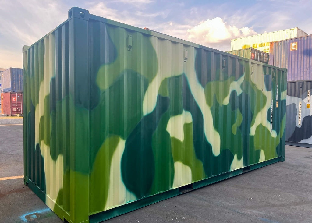 Contenedor Marítimo de 20 Pies Camuflaje