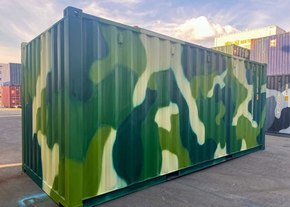 Contenedor Marítimo de 20 Pies Camuflaje