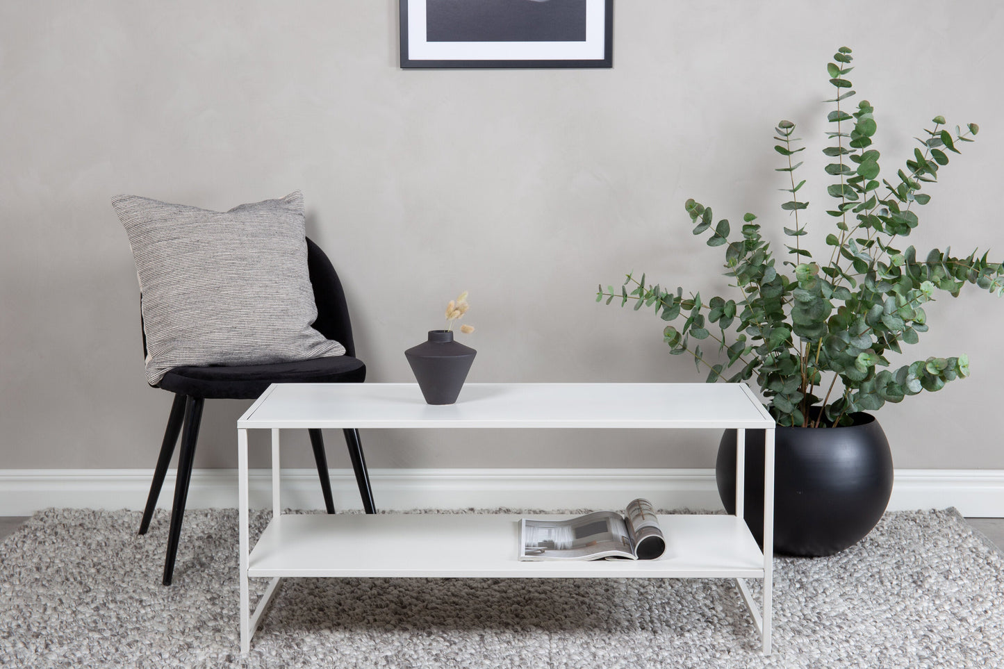 Luxusbetten24 Beistelltisch Lichtberg – Schlichtes Weißes Design Für Wohnzimmer