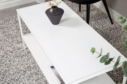 Luxusbetten24 Beistelltisch Lichtberg – Schlichtes Weißes Design Für Wohnzimmer