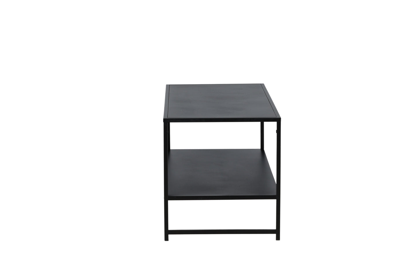Luxusbetten24 Baar Beistelltisch mit Ablagefläche, Schwarz, Modernes Design