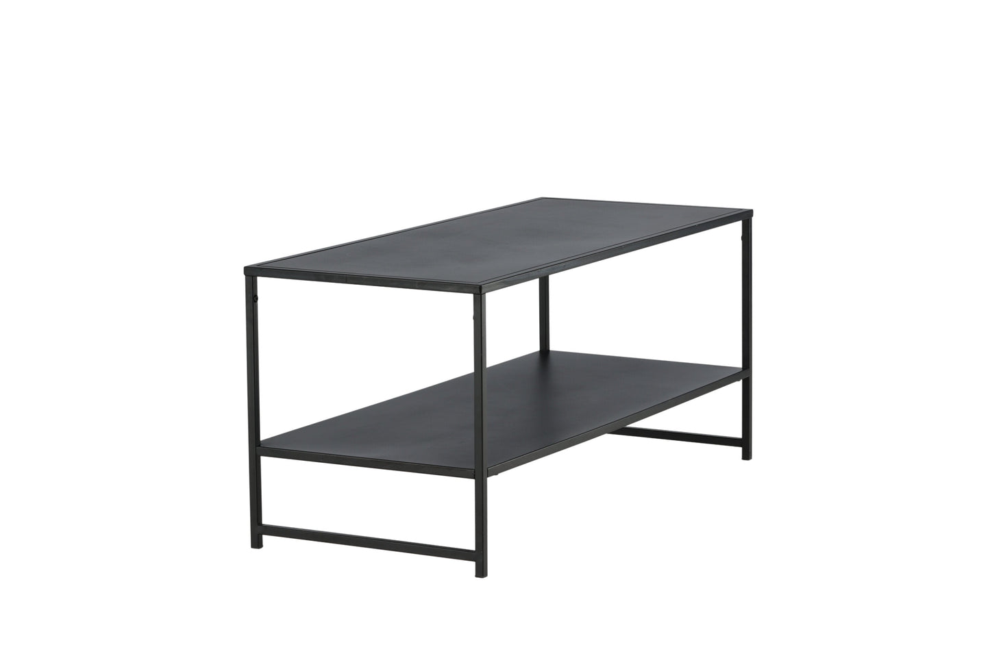 Luxusbetten24 Baar Beistelltisch mit Ablagefläche, Schwarz, Modernes Design