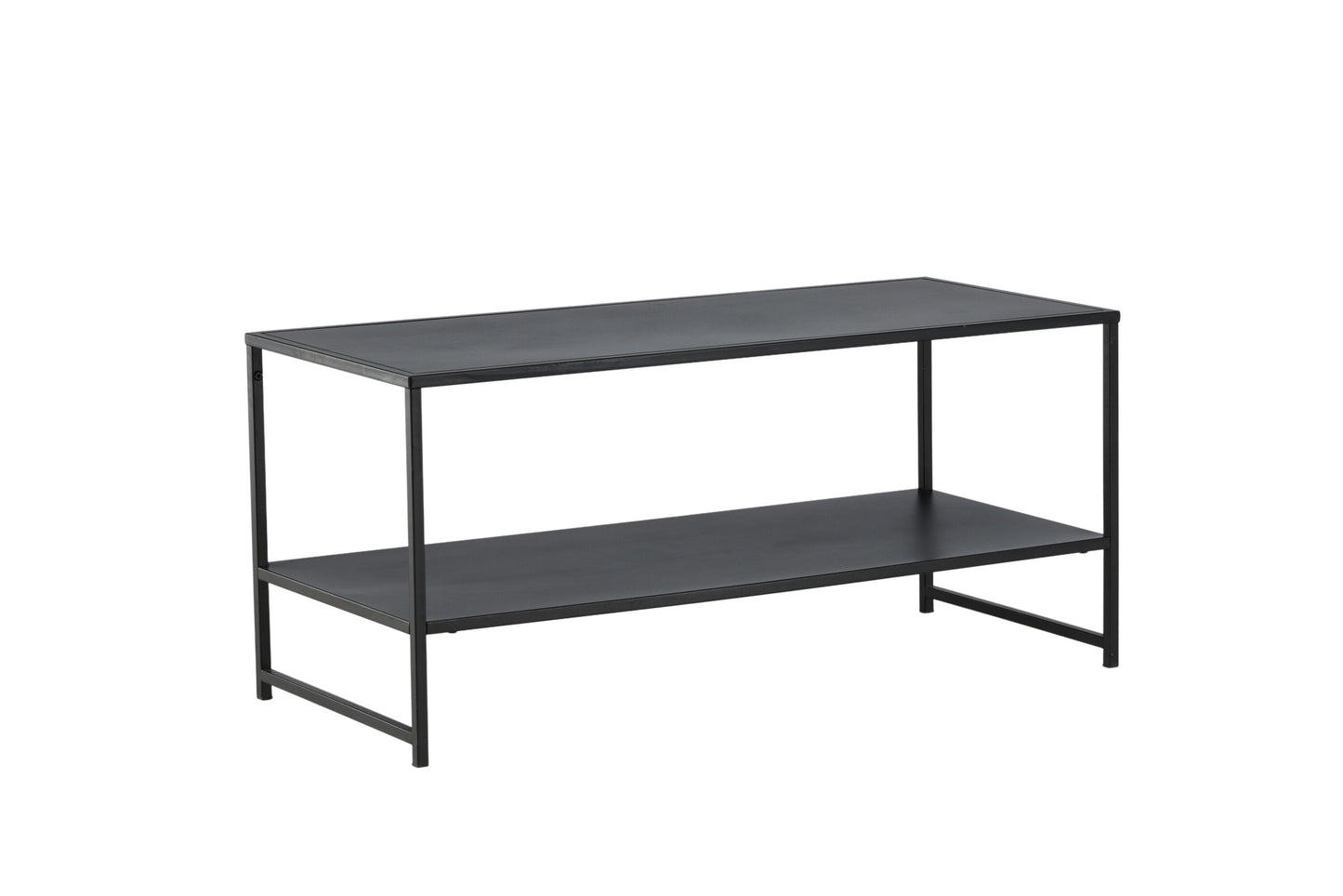Luxusbetten24 Baar Beistelltisch mit Ablagefläche, Schwarz, Modernes Design