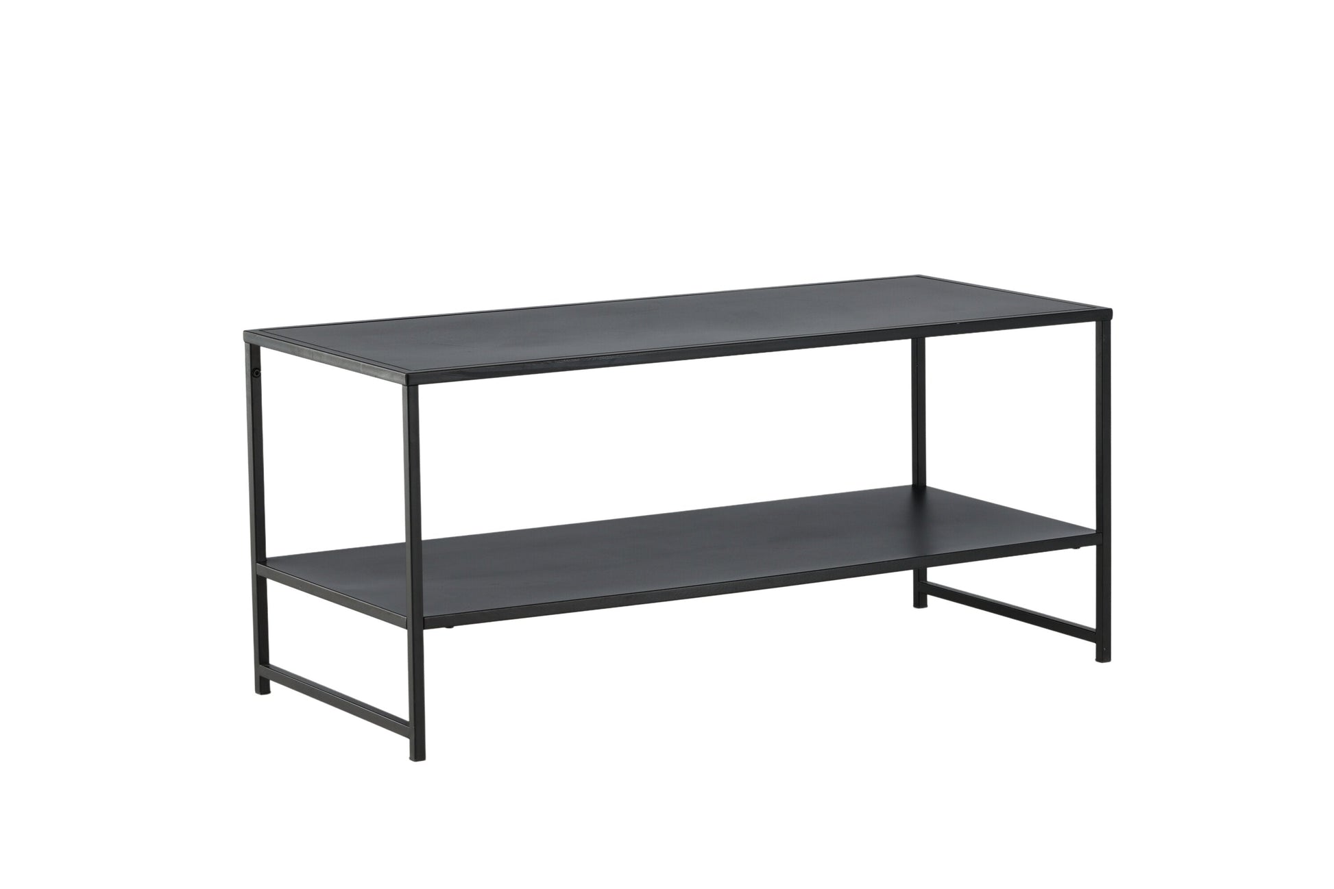 Luxusbetten24 Baar Beistelltisch mit Ablagefläche, Schwarz, Modernes Design