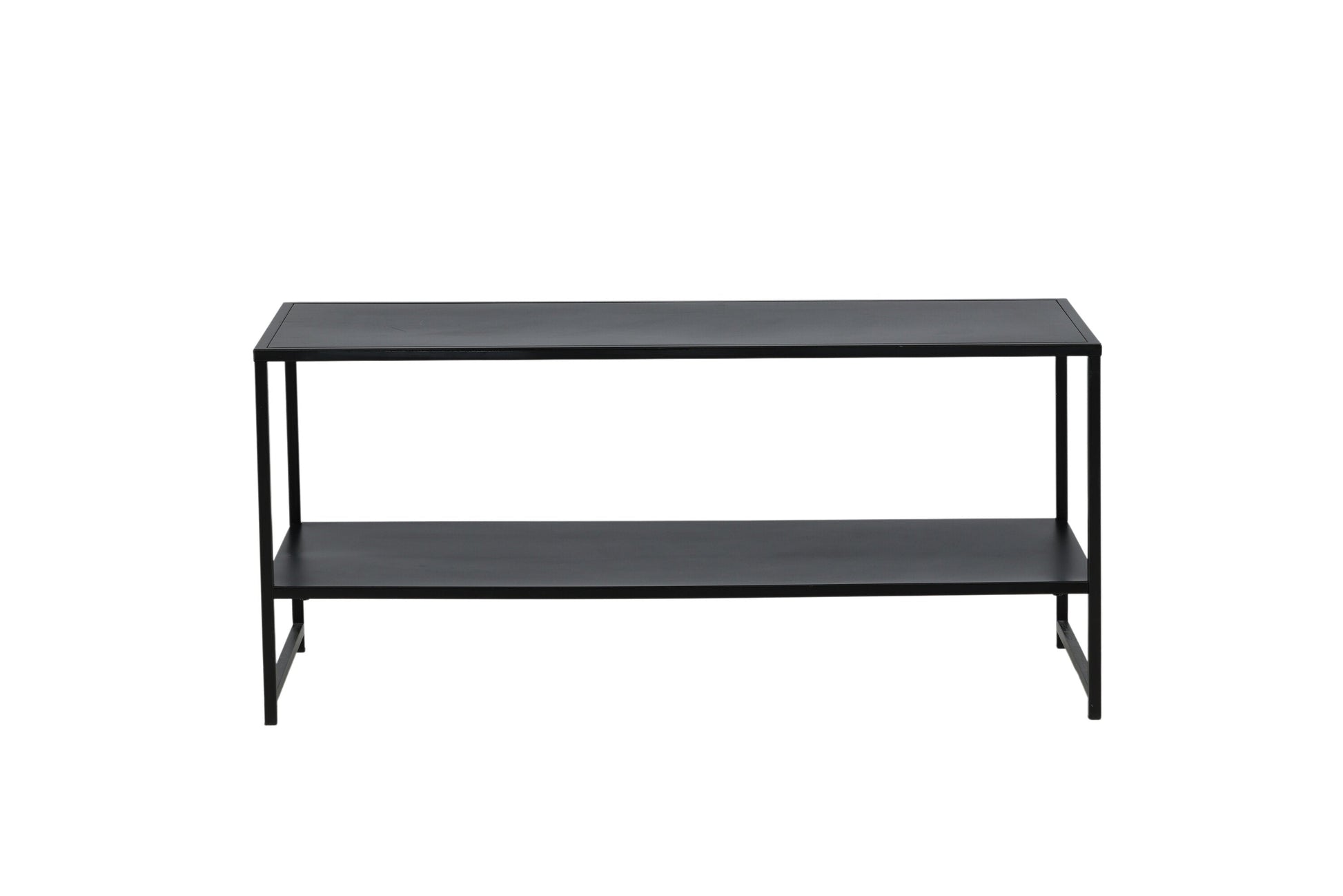 Luxusbetten24 Baar Beistelltisch mit Ablagefläche, Schwarz, Modernes Design