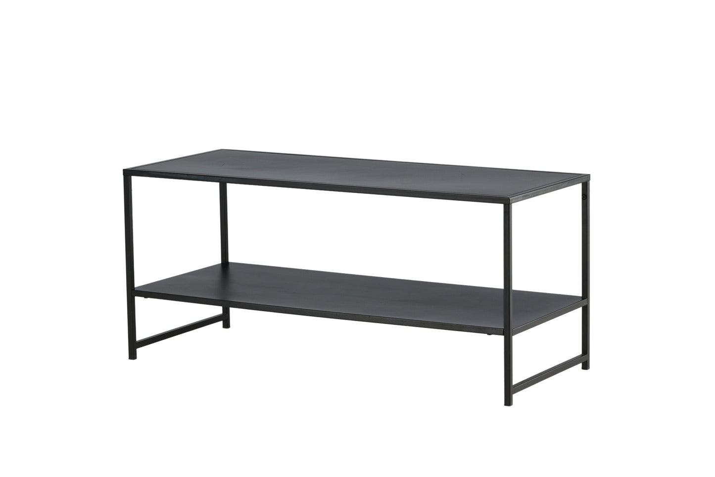 Luxusbetten24 Baar Beistelltisch mit Ablagefläche, Schwarz, Modernes Design