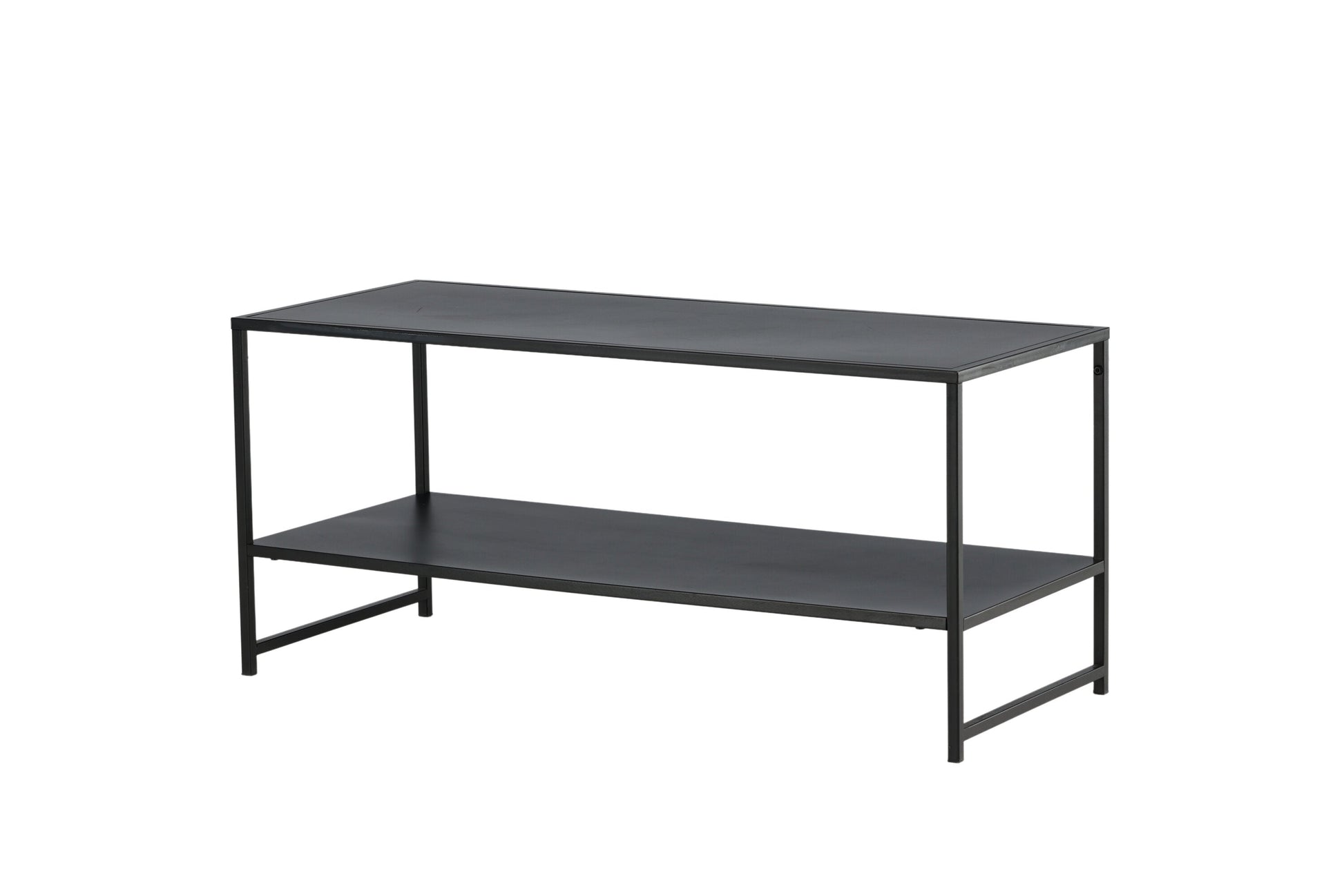 Luxusbetten24 Baar Beistelltisch mit Ablagefläche, Schwarz, Modernes Design