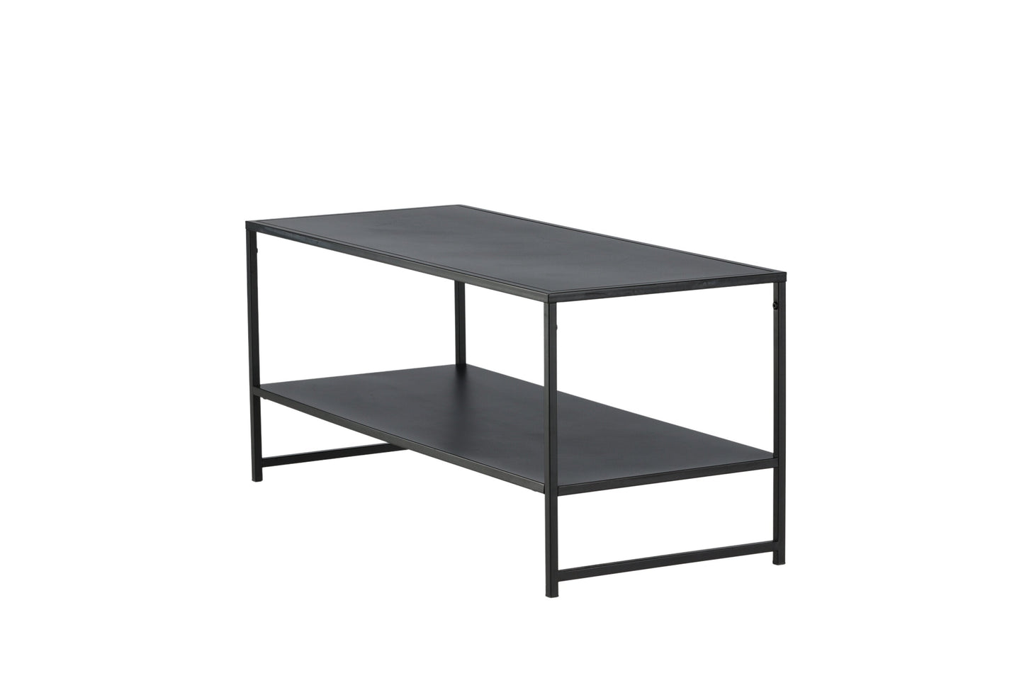 Luxusbetten24 Baar Beistelltisch mit Ablagefläche, Schwarz, Modernes Design
