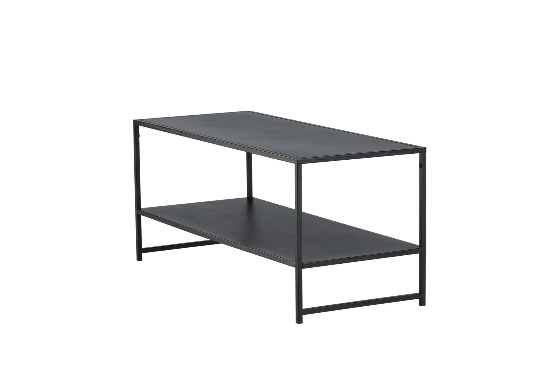Luxusbetten24 Baar Beistelltisch mit Ablagefläche, Schwarz, Modernes Design