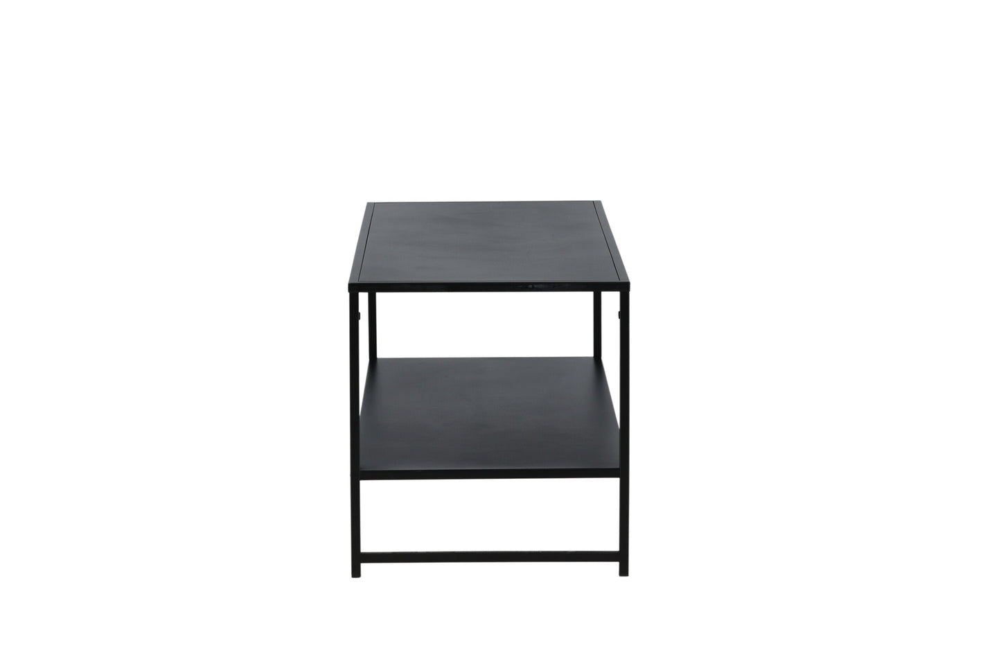 Luxusbetten24 Baar Beistelltisch mit Ablagefläche, Schwarz, Modernes Design