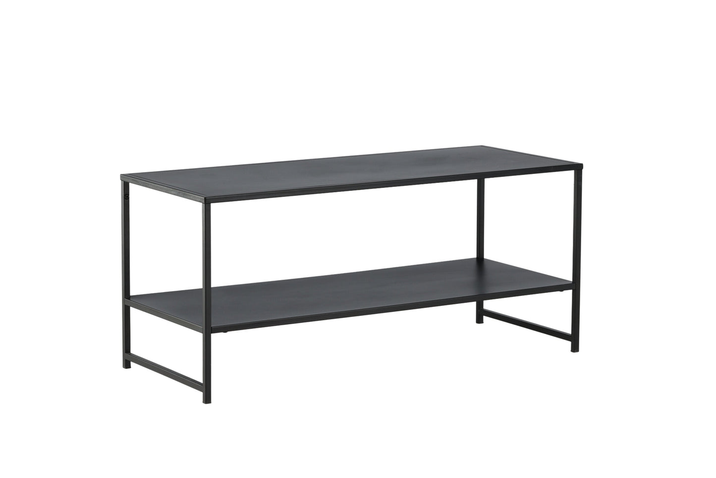 Luxusbetten24 Baar Beistelltisch mit Ablagefläche, Schwarz, Modernes Design