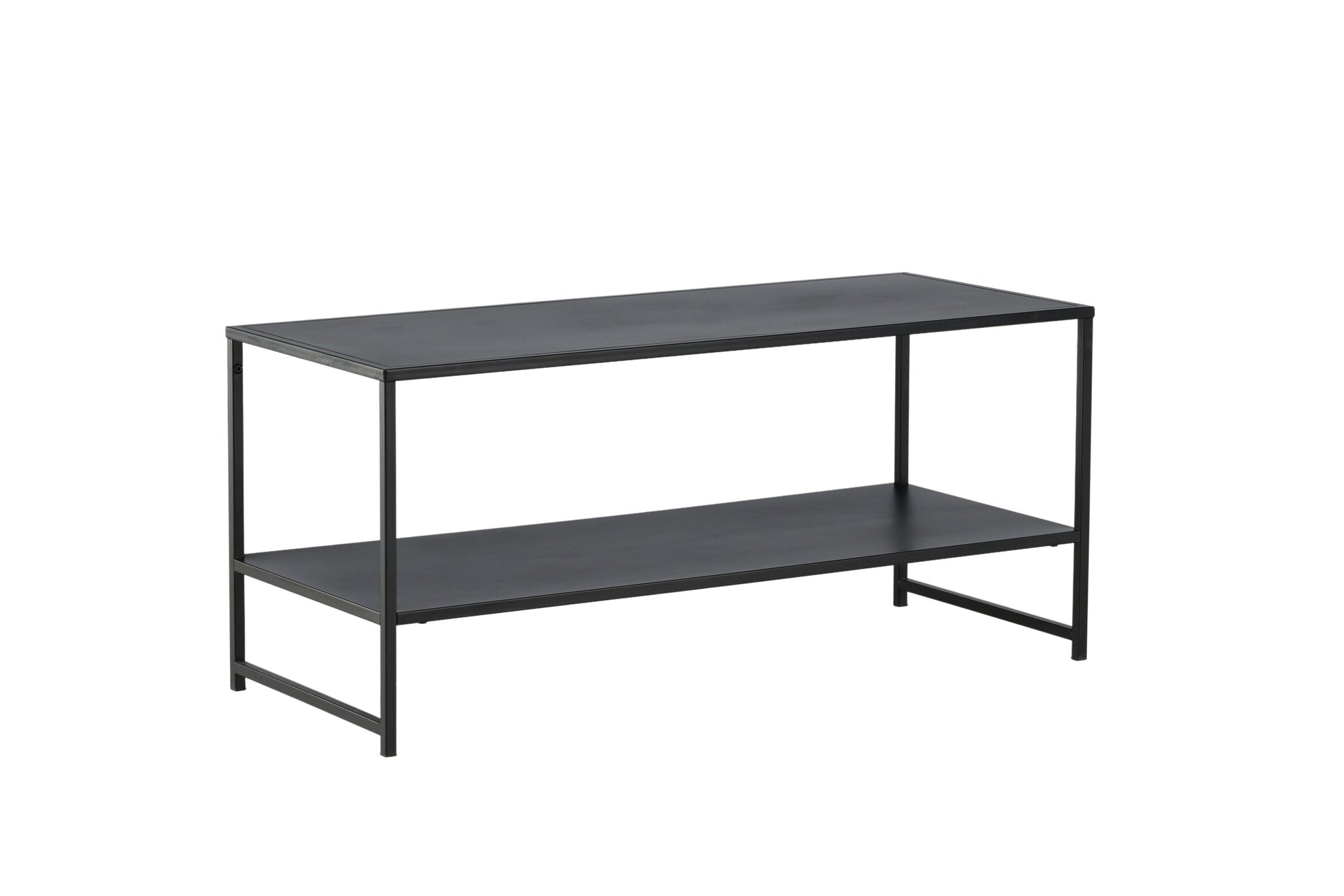 Luxusbetten24 Baar Beistelltisch mit Ablagefläche, Schwarz, Modernes Design