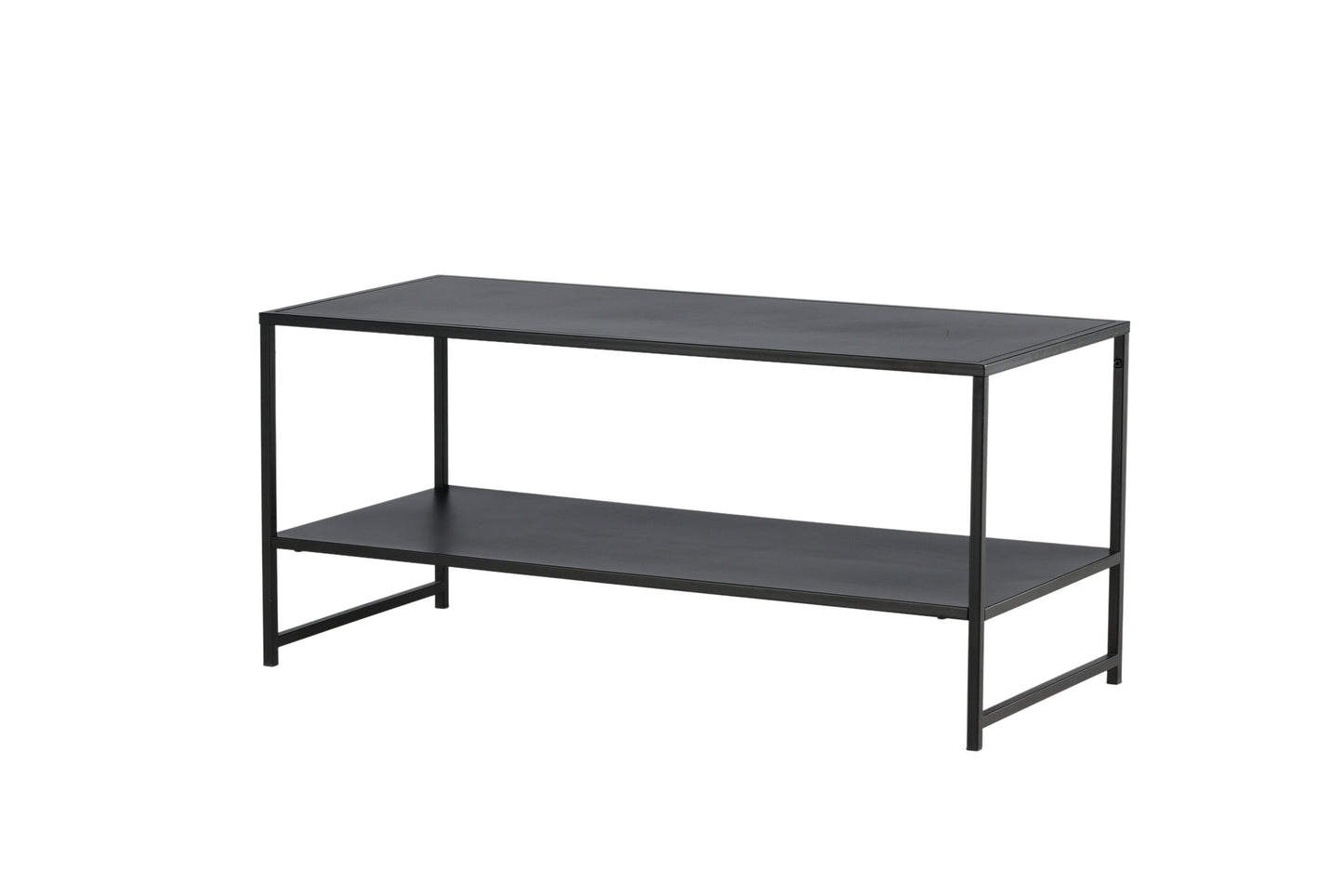 Luxusbetten24 Baar Beistelltisch mit Ablagefläche, Schwarz, Modernes Design