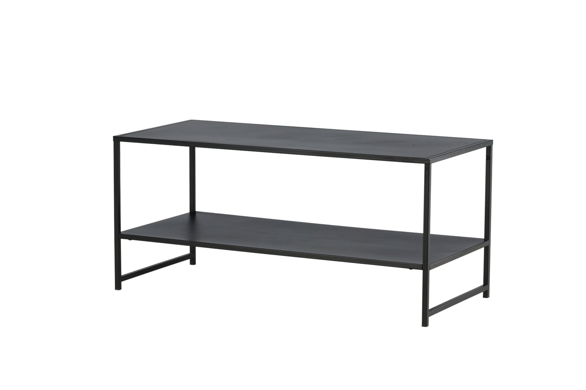Luxusbetten24 Baar Beistelltisch mit Ablagefläche, Schwarz, Modernes Design