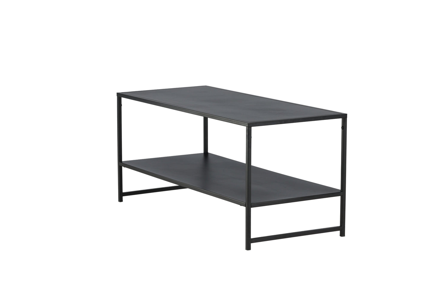 Luxusbetten24 Baar Beistelltisch mit Ablagefläche, Schwarz, Modernes Design