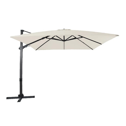 Axi House AXI Parasol Desplegable Aluminio Rotativo Gris/Beige