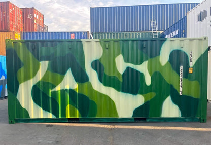 Contenedor Marítimo de 20 Pies Camuflaje