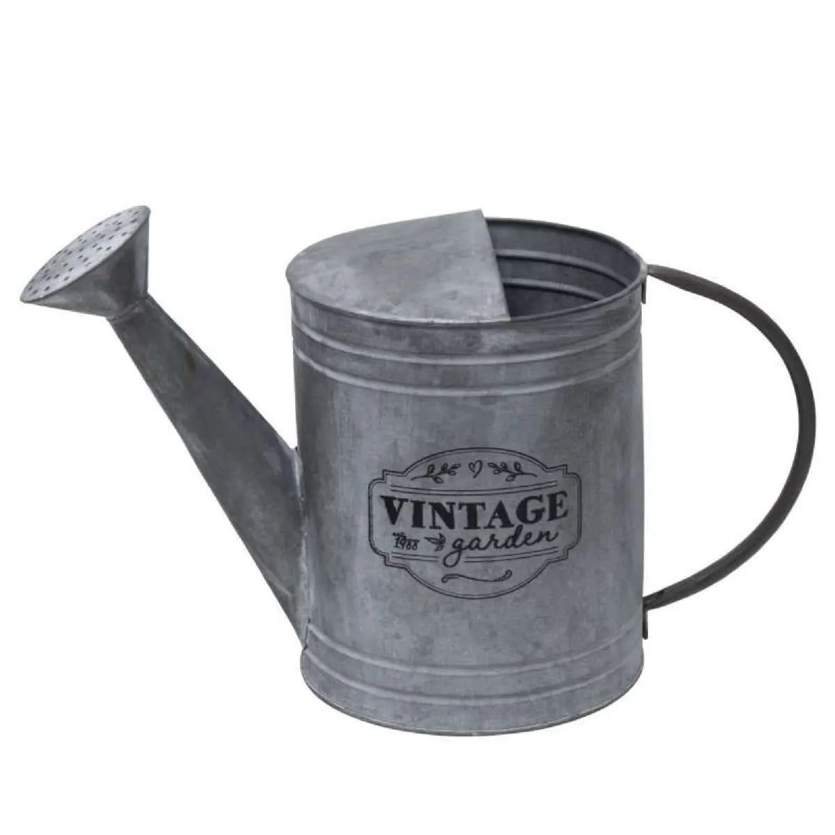 Provence Outillage Regadera Decorativa de Zinc Gris Para Jardín