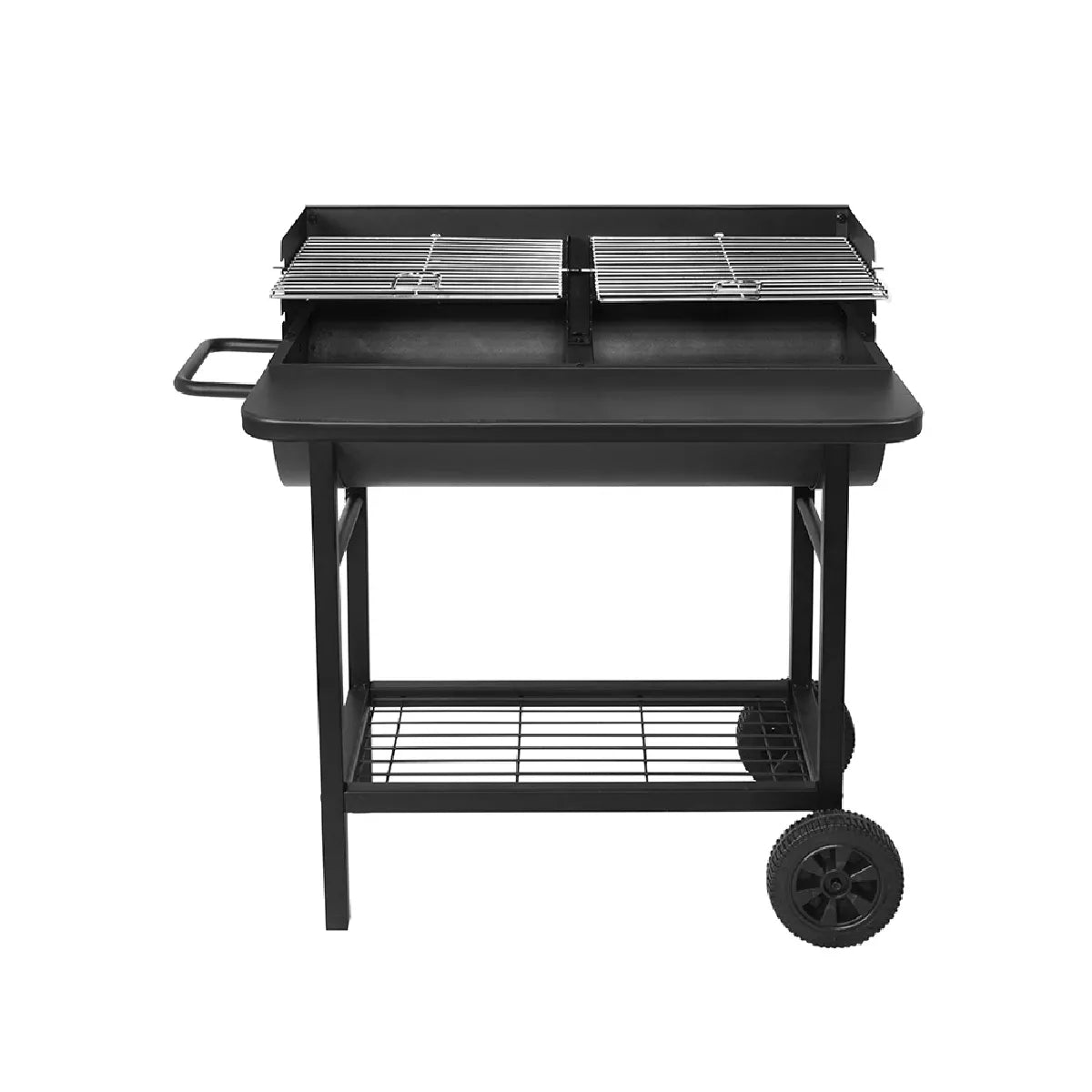 Red deco barbecue charbon mobile