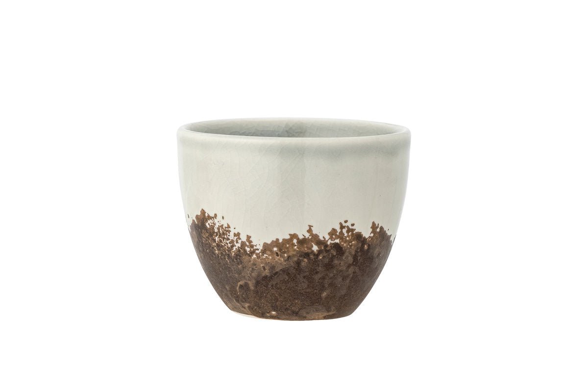 Luxusbetten24 Avelin Tasse Aus Steingut Ohne Henkel, Mehrfarbig