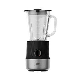 Beko TBN81808BX Licuadora Mesa 800W 6 Velocidades, Jarra Vidro