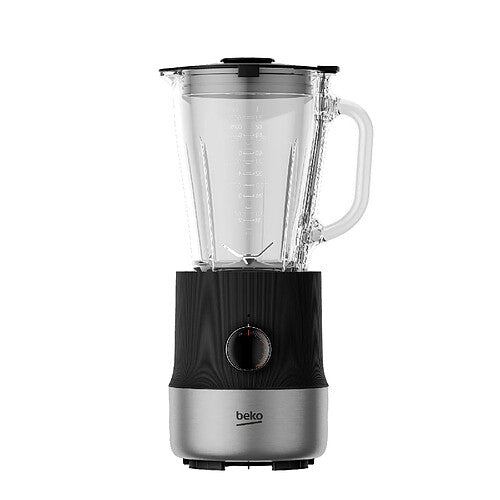 Beko TBN81808BX Licuadora Mesa 800W 6 Velocidades, Jarra Vidro