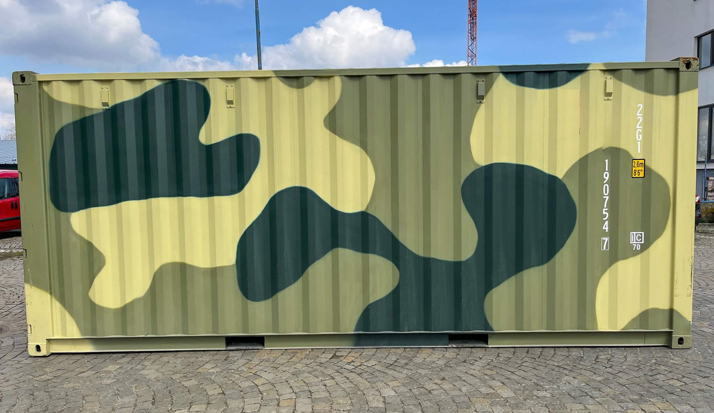 Contenedores Ejido Contenedor Marítimo 20 Piedi Camouflage Standard