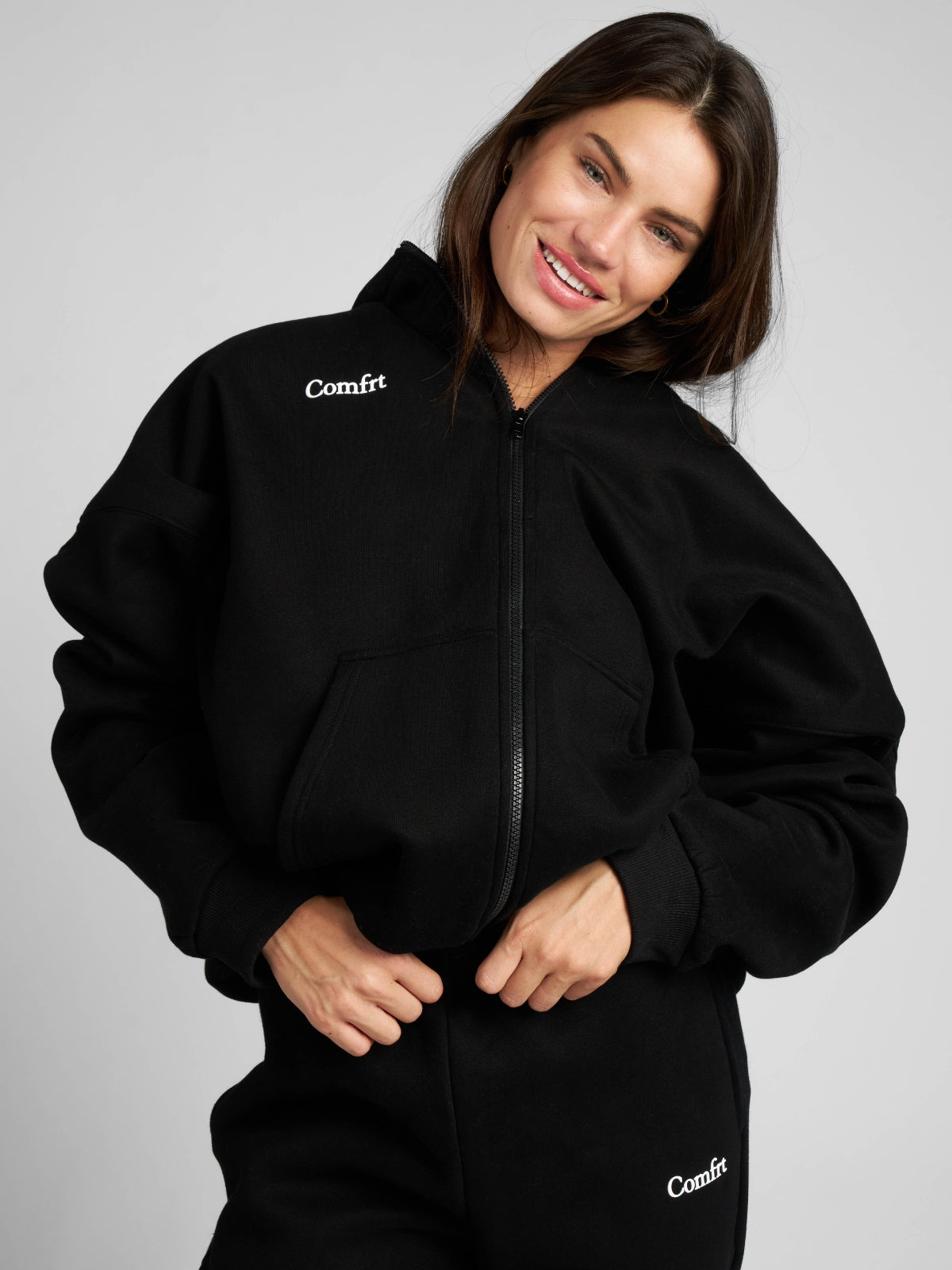 Comfrt Cloud Zip Oversized Hoodie