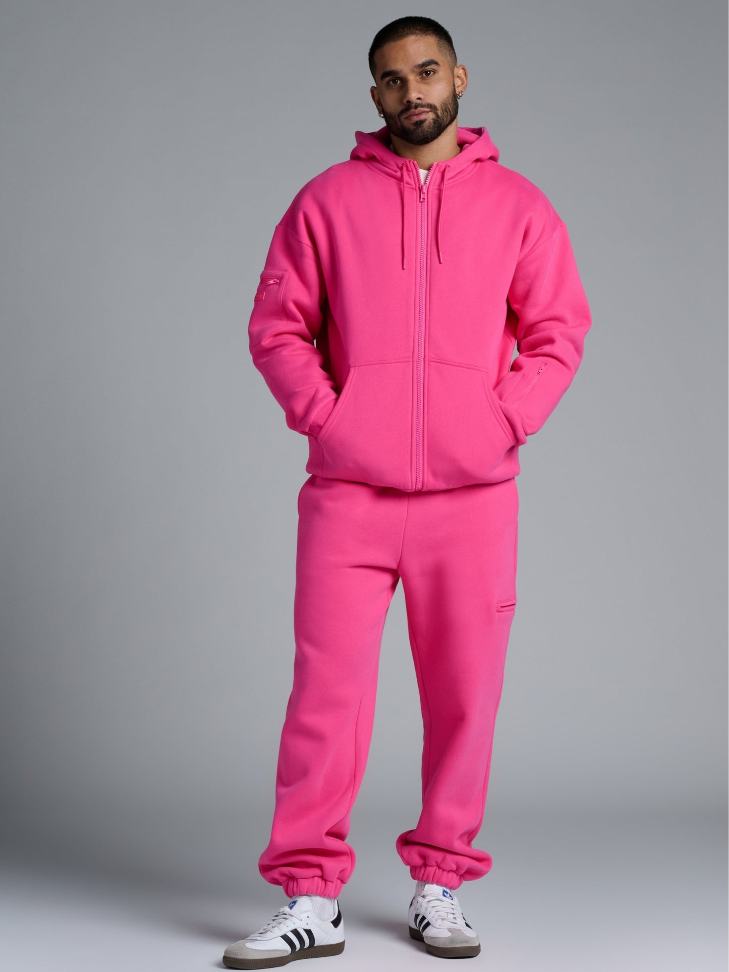 Comfrt Airplane Mode Travel Zip Hoodie Vollreißverschluss