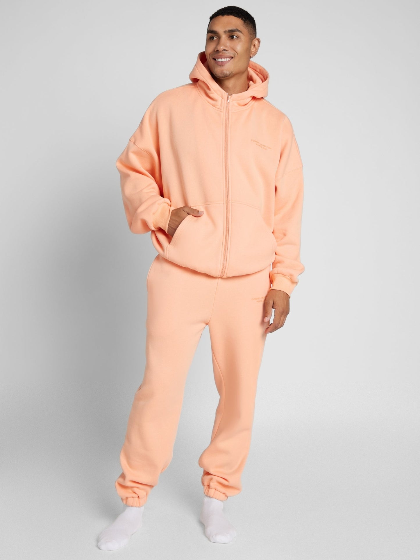 Comfrt Pastel Zip Hoodie CloudTouch Fleece
