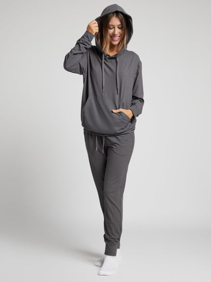 Comfrt AllDayJersey™ Hoodie Lightweight Brushed Jersey
