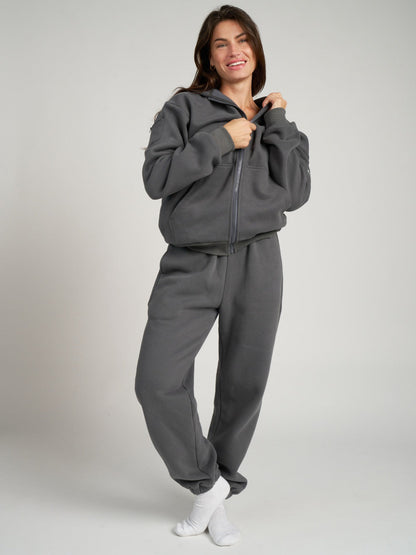 Comfrt Travel Essentials Zip Hoodie