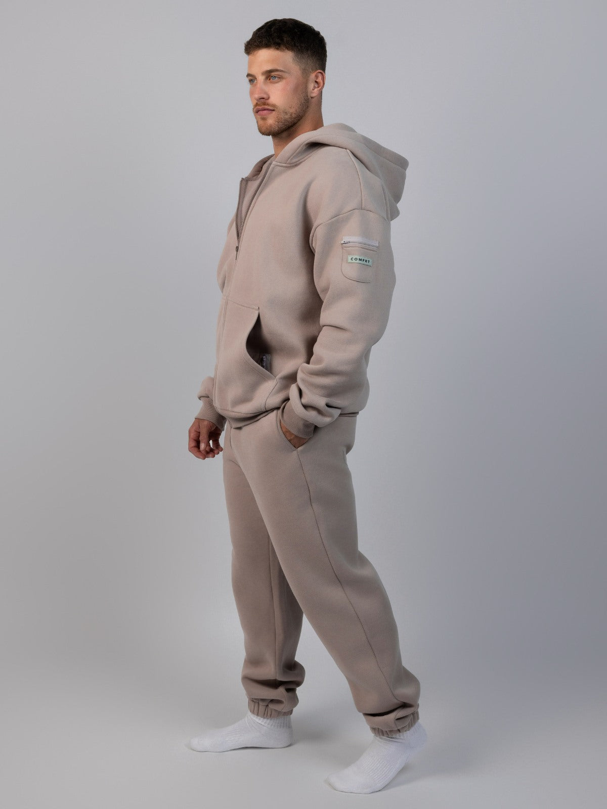 Comfrt Travel Essentials Zip Hoodie