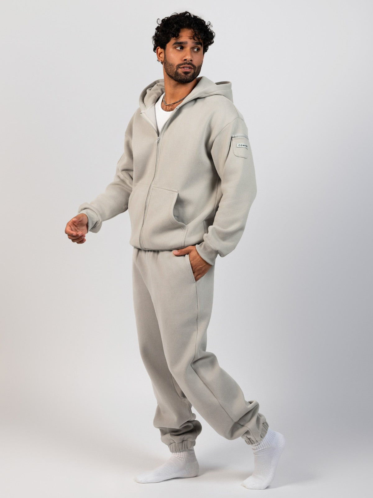 Comfrt Travel Essentials Zip Hoodie