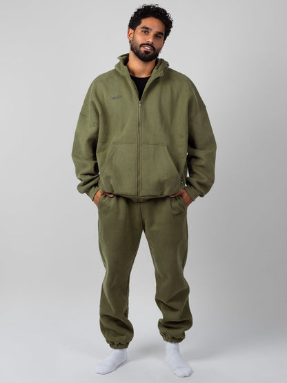 Comfrt Cloud Zip Hoodie Oversized Unisex Cotton Comfort