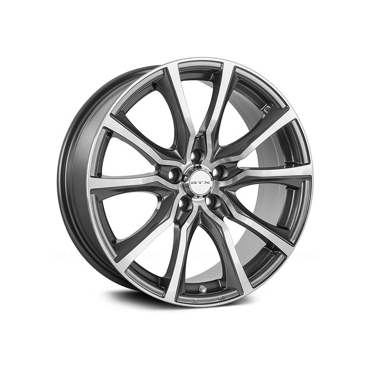 Gunmetal with Machined Face Custom Wheels 2924