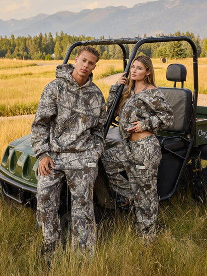 Comfrt Camo Kapuzenpullover Schweres Weiches Camouflage Design Unisex