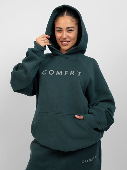 Comfrt Tranquil Hoodie Unisex Gewichtet Oversized Entspannend Komfort