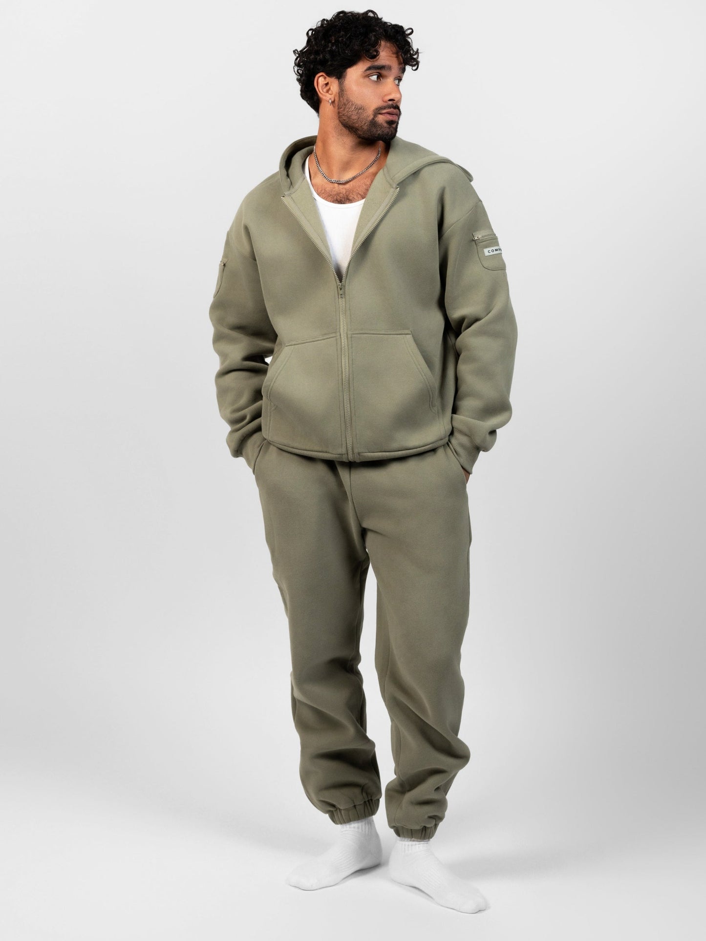 Comfrt Travel Essentials Zip Hoodie