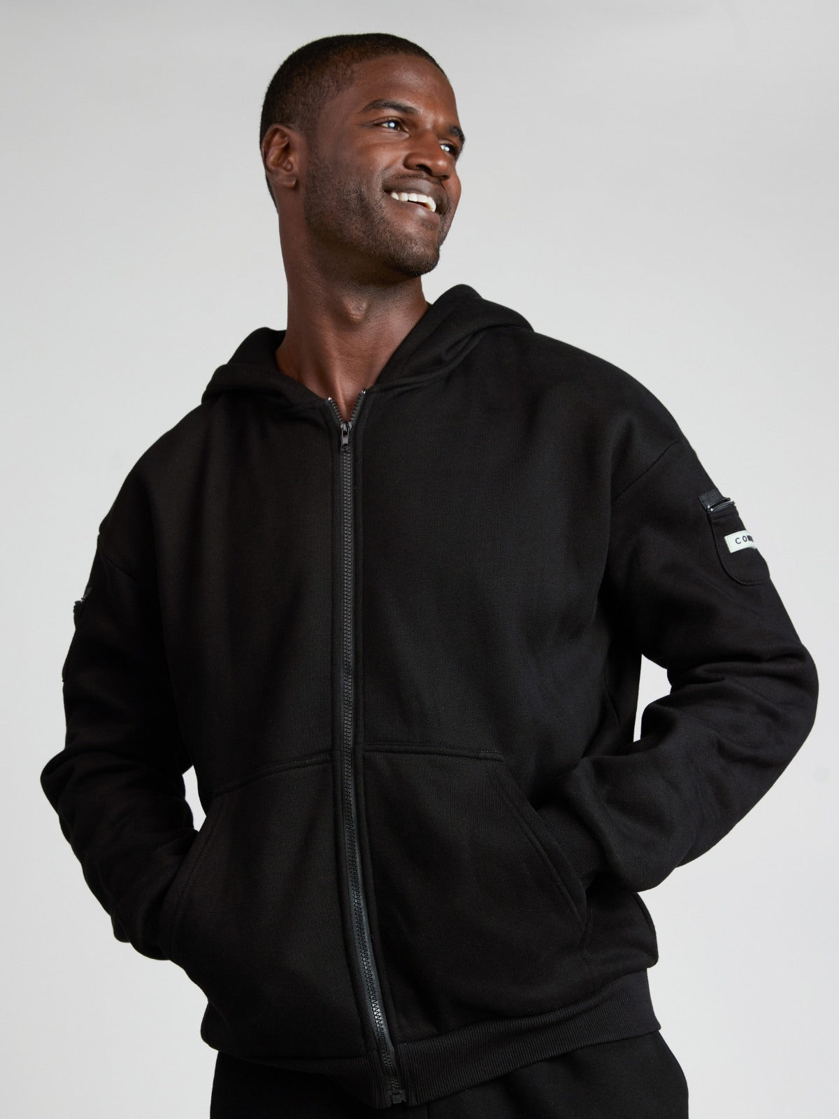 Comfrt Travel Essentials Zip Hoodie