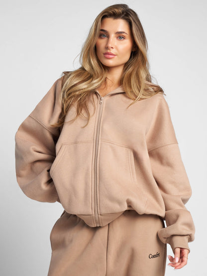 Comfrt Cloud Zip Oversized Hoodie