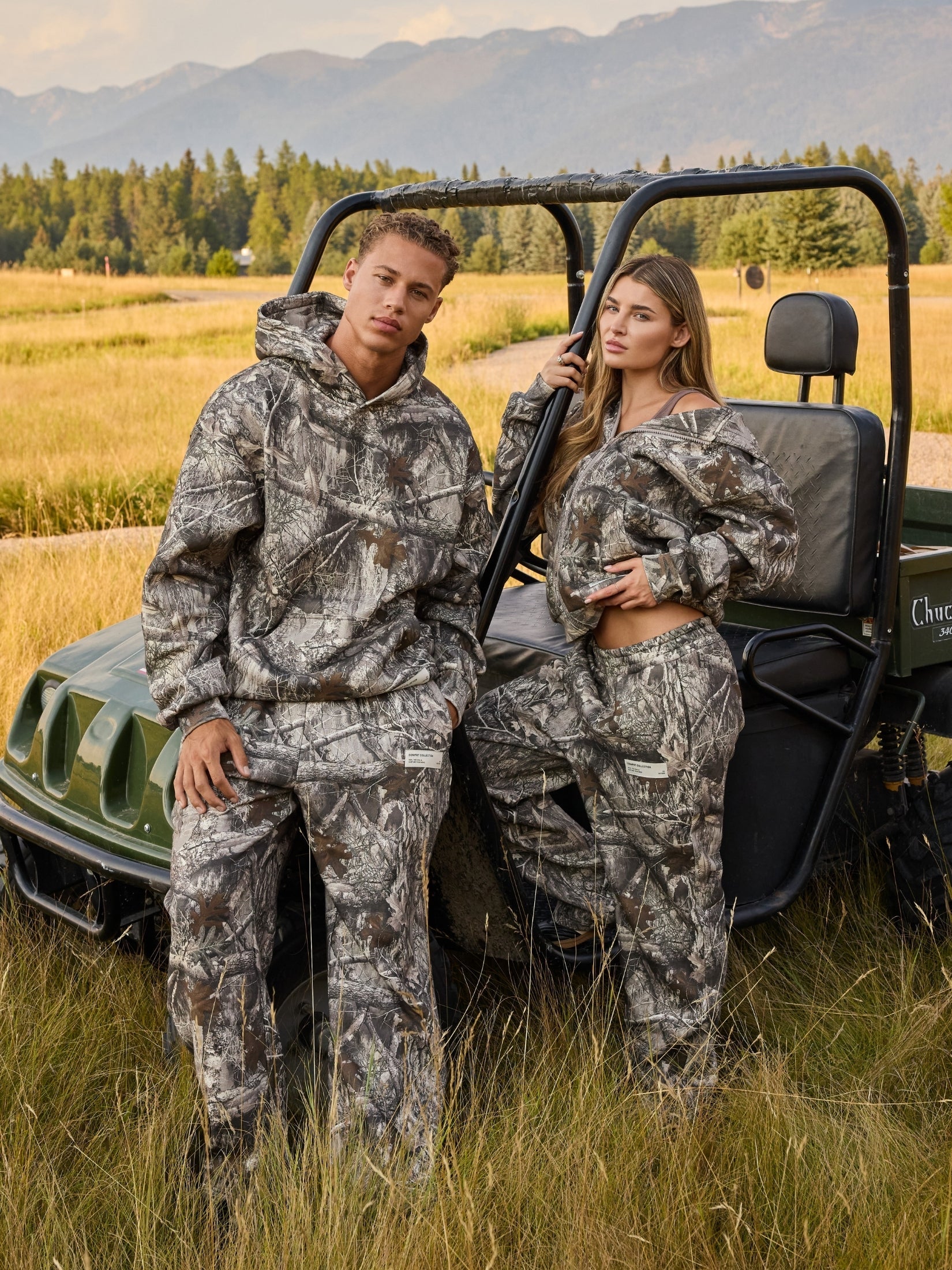 Comfrt Camo Hoodie Unisex Heavyweight Soft Oversized Fit