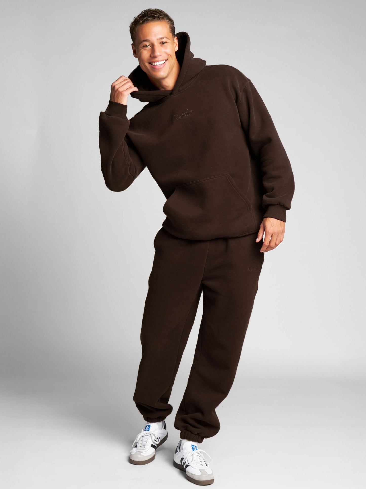 Signature Unisex Hoodie CloudTouch Heavyweight Oversized Soft Kängurutasche